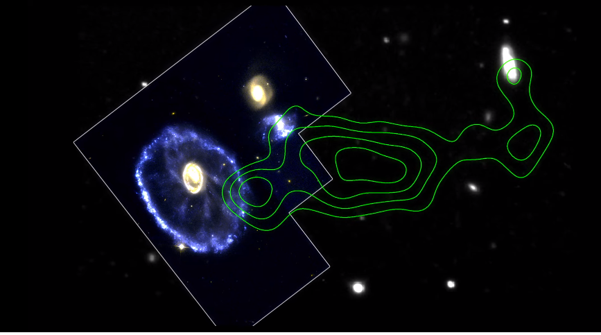 Distance of the cartwheel galaxy