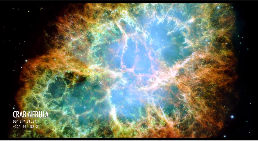 New Star Appears in the center of the crab nebula