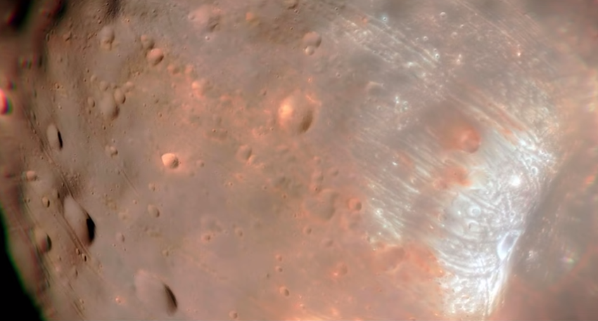 Close up of Mars Moon