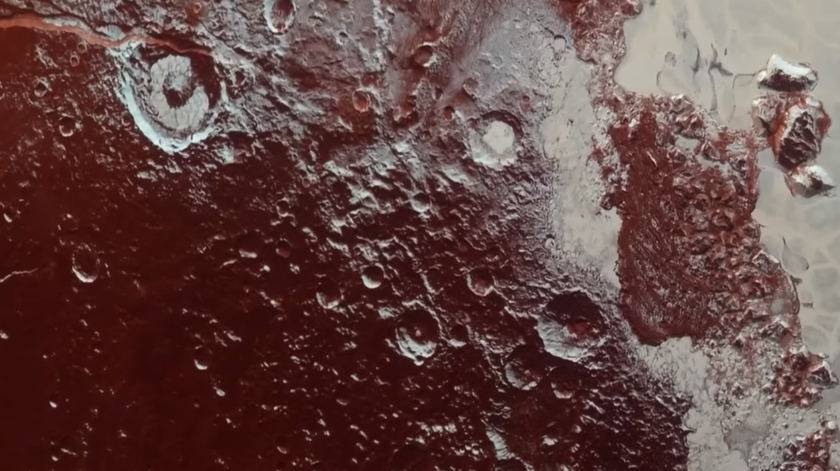 Mountain on Pluto